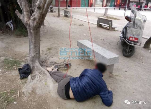 潮汕一男子在庙前上吊身,亡,家属现场崩溃!