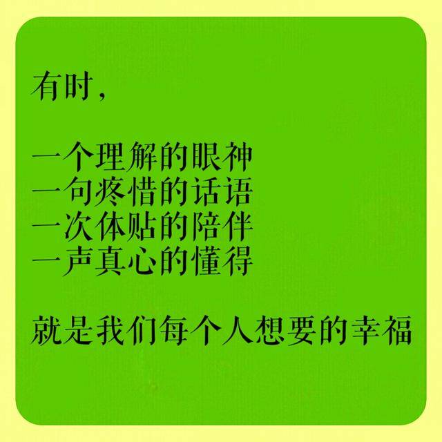 有人陪伴,有人懂得,这就是幸福.(美文鸡汤)