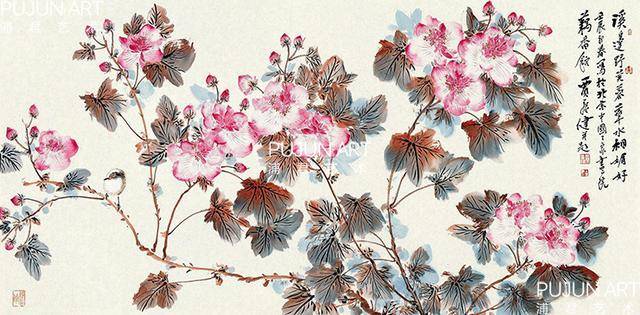 "画坛百杰"贾广健工笔花鸟作品欣赏!