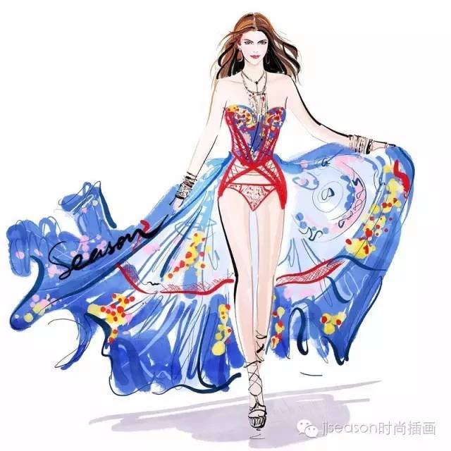 马克笔内衣手绘效果图合集!