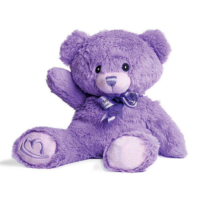 花香满溢的香气简直让人心旷神怡,梦幻紫的小熊自带一种迷人气质,大