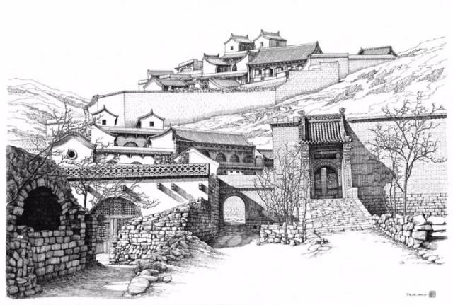 中国民居系列·山西碛口之一 2012年 89×60