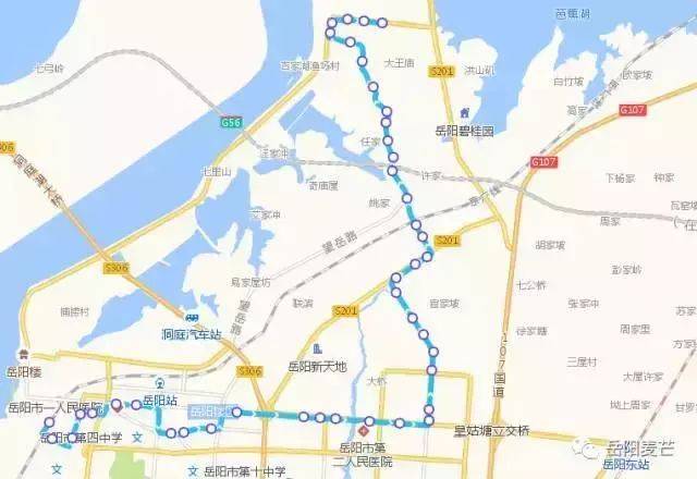 岳阳市城区最新公交线路来了!再也不用担心坐错车