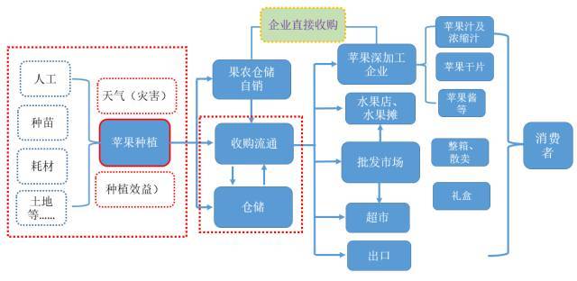 二,供应农产品产业研究核心,苹果也不例外