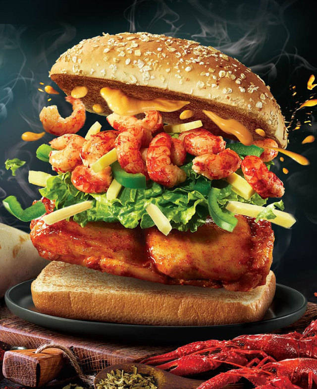 肯德基新品今天上市!仅售一个月!网红小龙虾藏