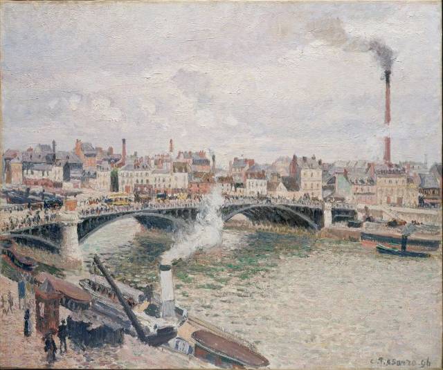 morning, overcast day, rouen, 1896