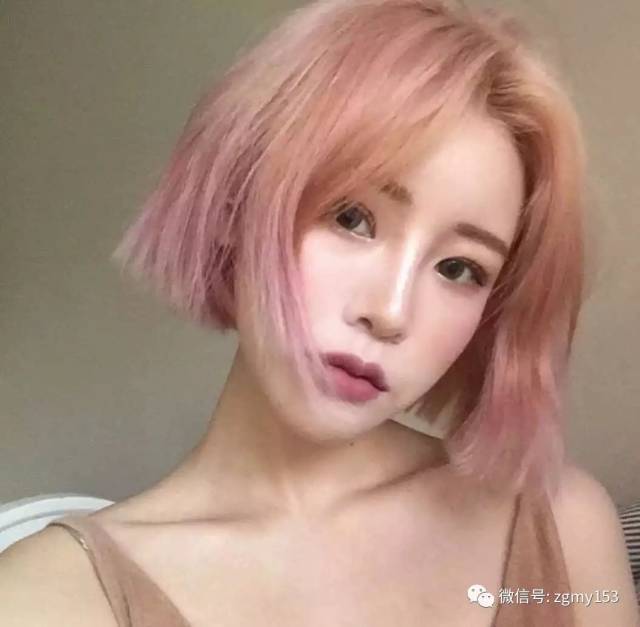 浅色系渐变短发
