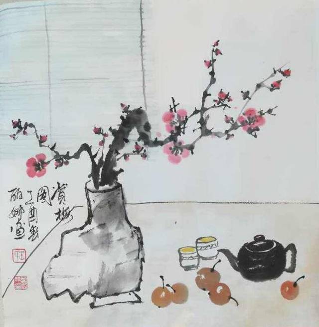 当代著名画家王丽娜国画作品欣赏