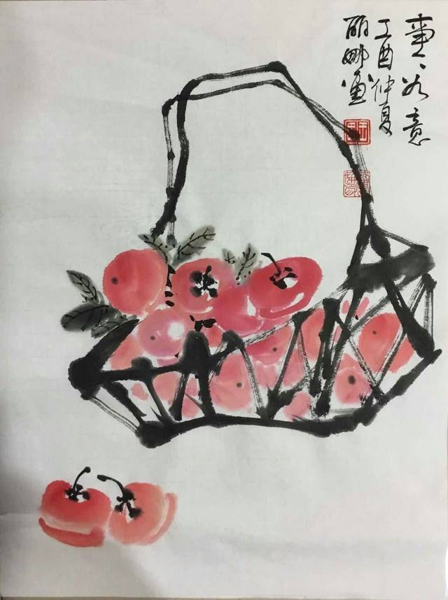 当代著名画家王丽娜国画作品欣赏