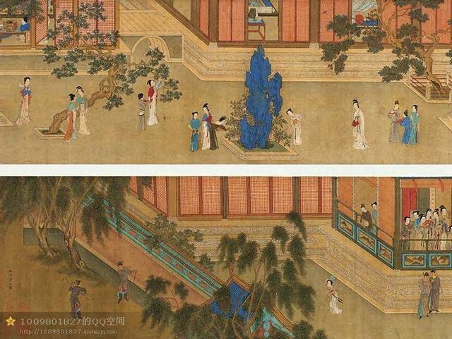 三,中国十大传世名画之《汉宫春晓图》