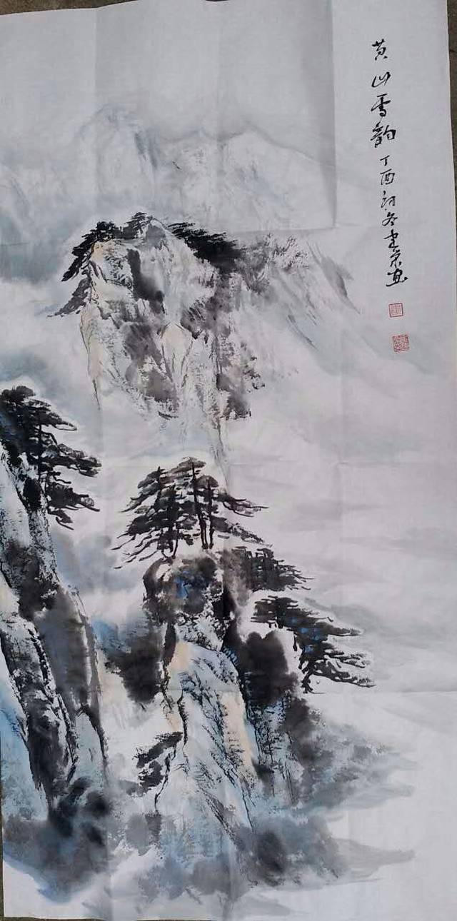 当代实力派山水画画家焦建荣作品欣赏