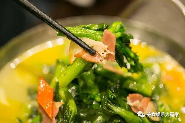 锅仔火腿煮菜苔