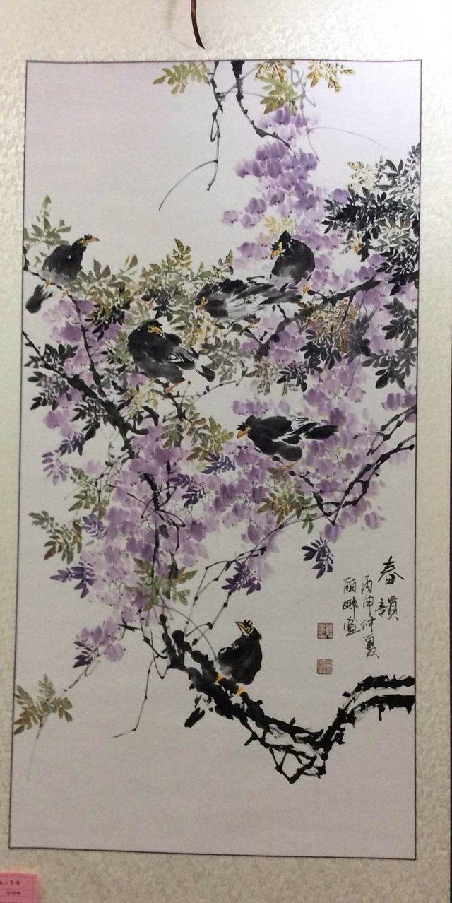 当代著名画家王丽娜国画作品欣赏