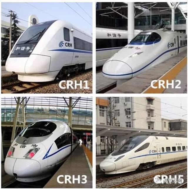 引进动车组第一代型号代表——crh1,2,3,5