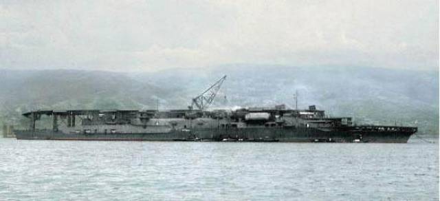 二战中的日本"赤城"号航空母舰