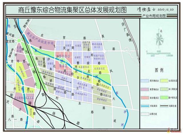 商丘市胜利路限高与批发市场的外迁发展变化