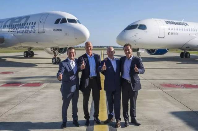 空客与庞巴迪宣布成为c系列飞机项目合作伙伴