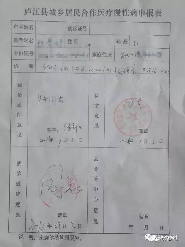《疾病诊断证明书,经临床科室,医院医务科同意盖章后,到县合管