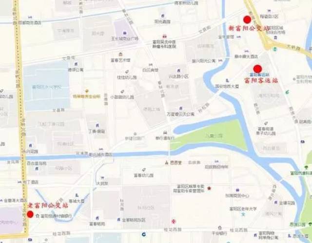 富阳部分公交路线调整,常往来富阳与主城区的乘客请收藏,避免跑错站坐