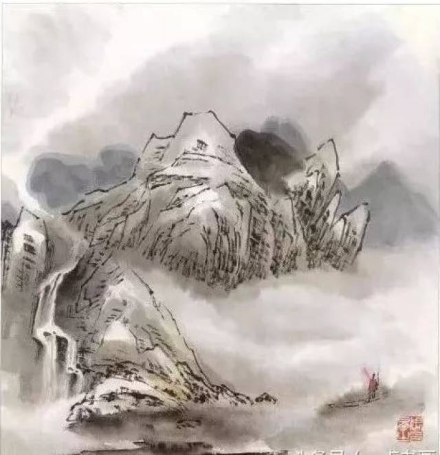 画画|山水画云烟雾霭画法,太全了,赶紧收藏!