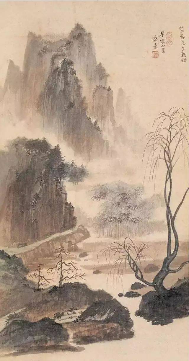 张伯驹与潘素|他捐的传世名作,她画的青山绿水(80幅)