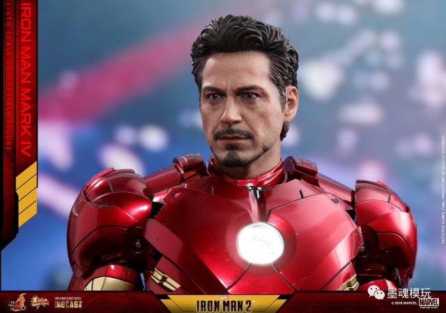 hottoys新品:1/6 压铸合金《钢铁侠2》-钢铁侠mk4 拆甲机台套装 mms