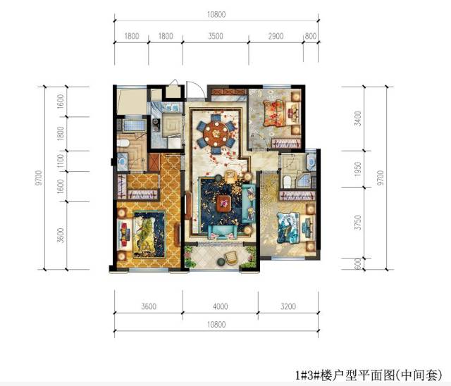 神户型丨10.8大面宽,国悦府106㎡震撼昆阳