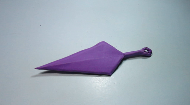 儿童手工折纸大全,很详细的飞镖折纸视频教程.