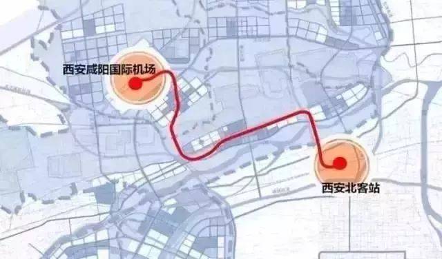 届时,从北客站到西安咸阳国际机场仅需27分钟,将实现地铁(与地铁2号图片