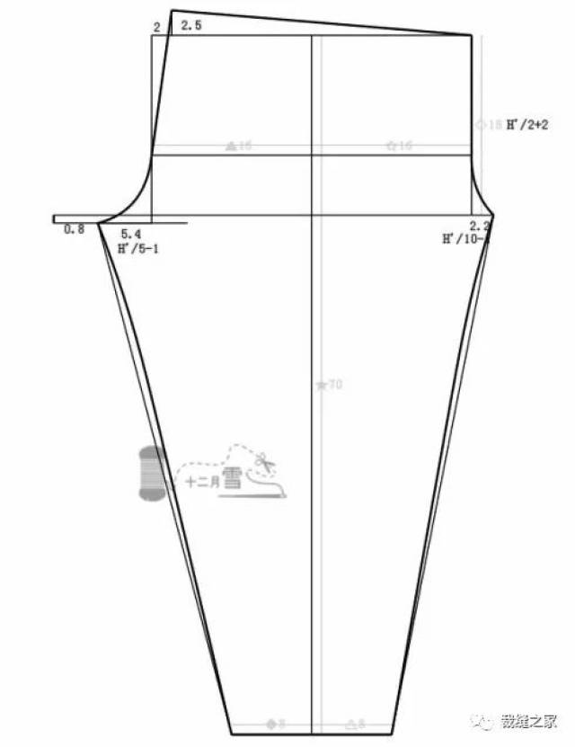 儿童秋衣秋裤实用型裁剪图