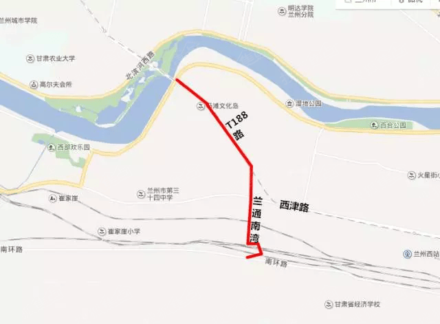 打通彭家坪——安宁 兰州马滩t188#路通车在即