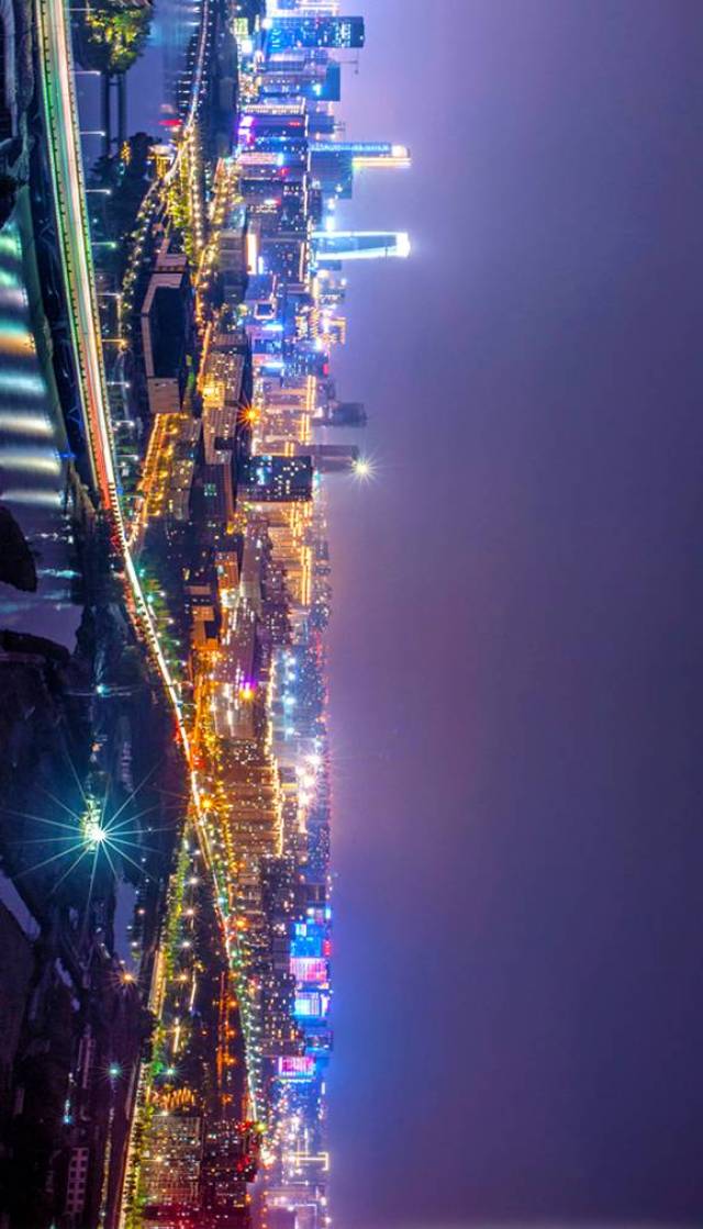 夕阳落幕夜晚临 东部万家灯火明(夜景篇)