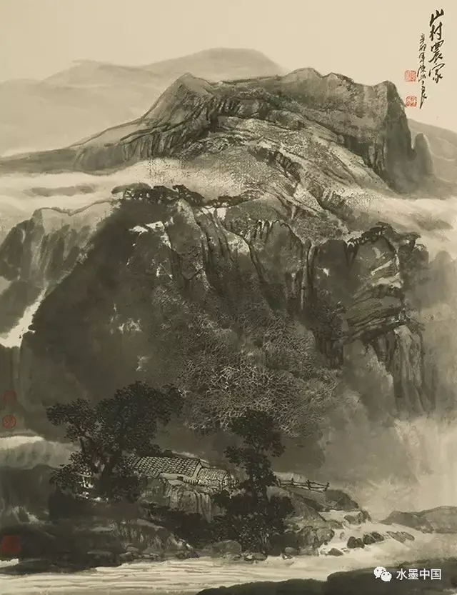 墨色寓神采 情溢山壑间-著名画家陈学良作品赏析