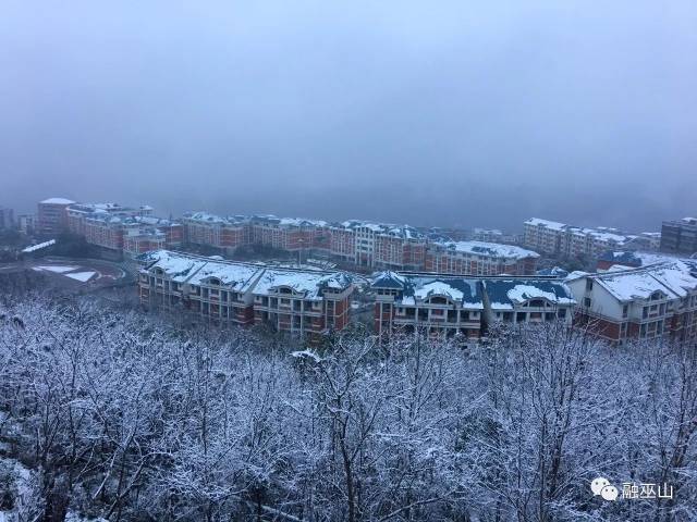 巫山开启雪景模式,很多地方已美成童话!