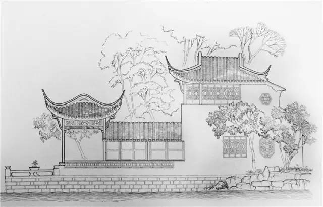 绘画·素材|中国风建筑素材参考