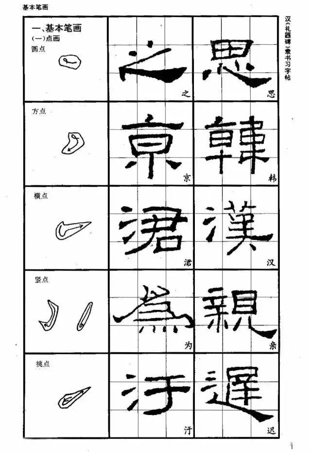 本册隶书字帖图文并茂,主要内容为基本笔画,部首特征,结构规律.