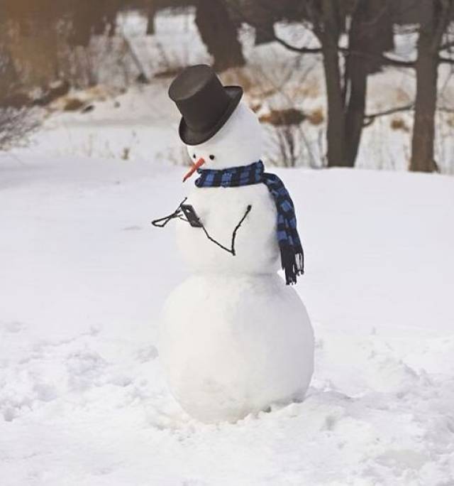 看完网友们堆的奇葩雪人,我笑得直不起腰