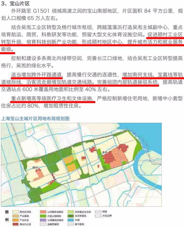 在生态网络规划图和蓝网绿道建设规划图中可以看到,顾村周边有丰富的