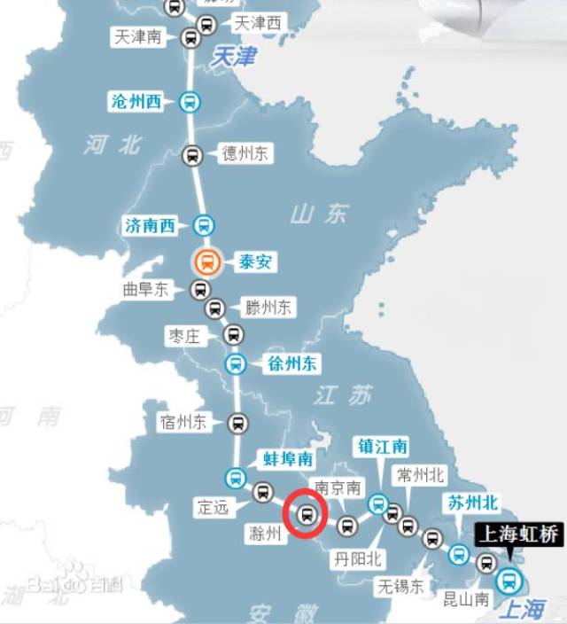 铁路:这是一条老铁路,由滁州北站对接,可以向北通往蚌埠以及向西通往