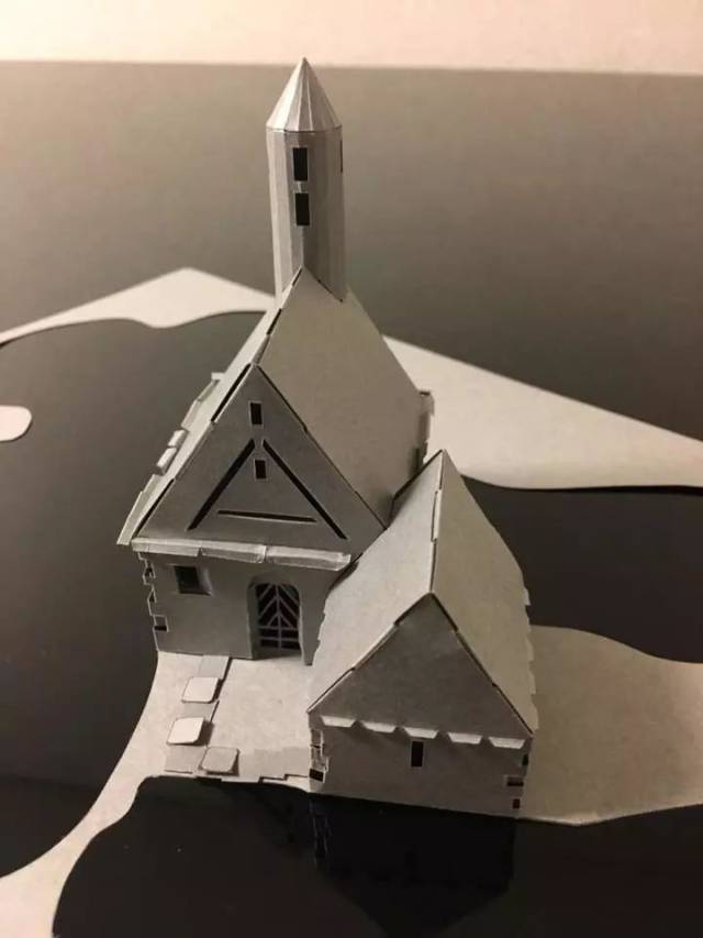 折纸大触玩起纸模型也是贼可怕啊