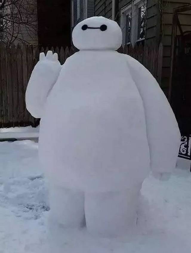 花式堆雪人大赛,你们晒起雪景来我也是服了!