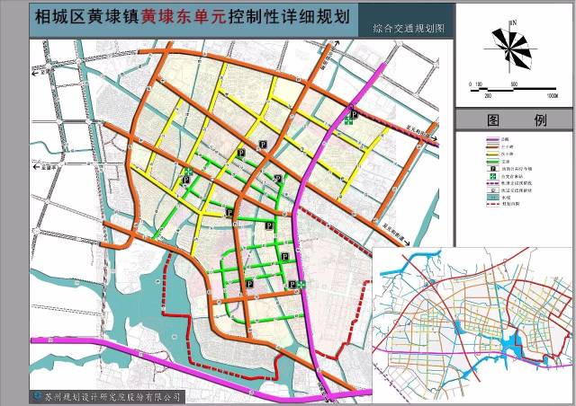 相城区黄埭镇东桥单元控制性详细规划公示