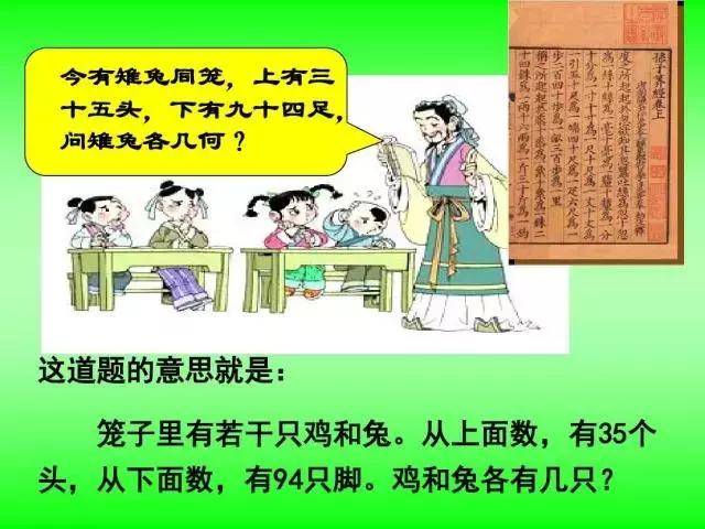 鸡兔同笼如何算解题方法是关键