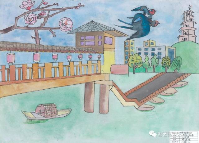 我心中的诗画梅江获奖绘画作品展,看不一样的梅江.