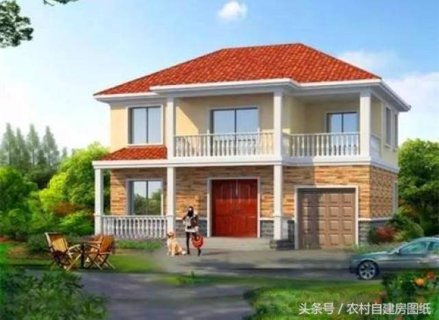 20万农村小别墅设计图及效果图大全,2018年农村建房首选户型