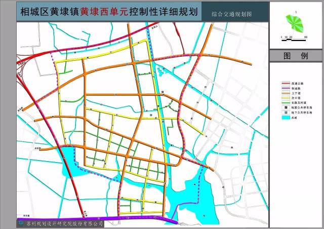 相城区黄埭镇东,西,东桥单元控制性详细规划公示啦!