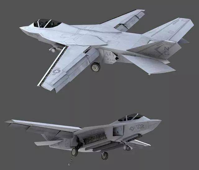 它是被遗弃的隐身版f-14雄猫,美国海军a/f-x四代机设计曝光