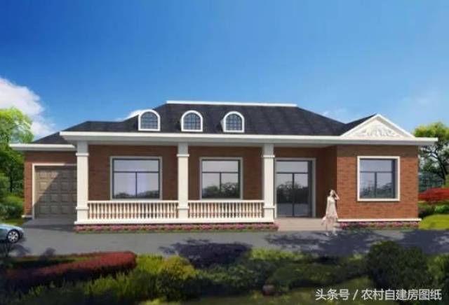 20万农村小别墅设计图及效果图大全,2018年农村建房首选户型