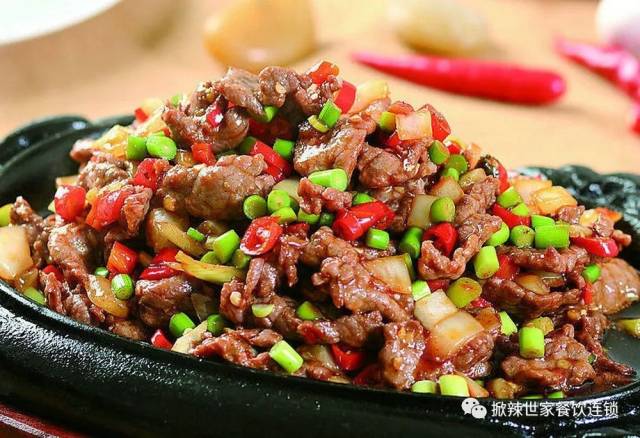 小炒黄牛肉