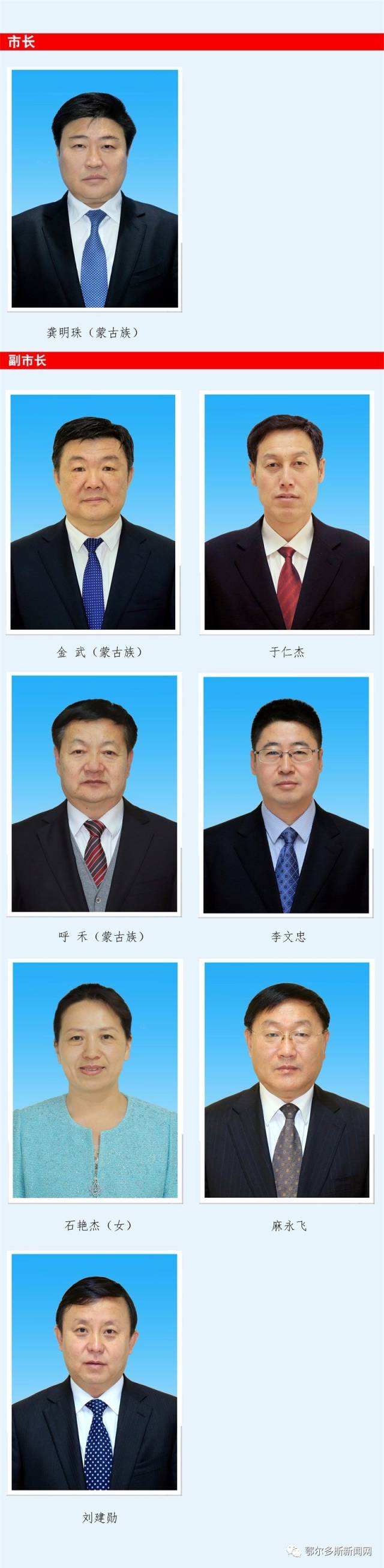 新一届鄂尔多斯市政府领导班子选举产生!龚明珠当选市长!